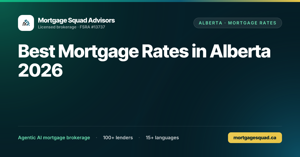 Best Mortgage Rates in Alberta 2026 | Mortgage Squad